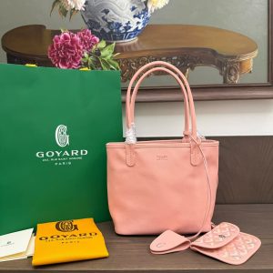 Goyard Passport 2026年限定色雙面迷你袋(粉)