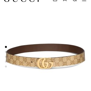 Gucci古馳經典雙G皮帶
