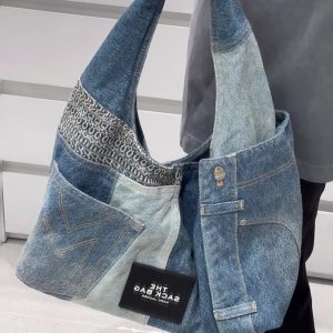 Marc Jacobs馬克·雅可布牛仔拼接包