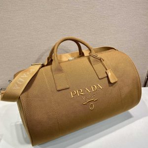 PRA*A普拉達麂皮旅行包