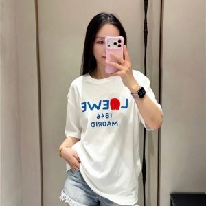 LOEW*罗意威狮子字母图案短袖T恤
