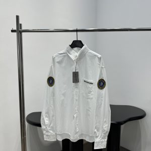 Balencia*a巴黎世家TRACKSUIT刺绣徽章衬衫