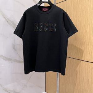 Gucci古馳LOGO短袖T恤(黑)