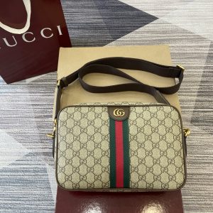 Gucci古馳Ophidia系列双G斜背包