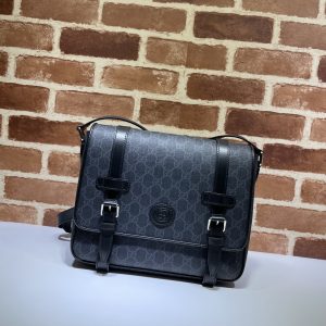 Gucci古馳經典双G印花斜垮包