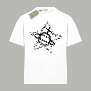 Vivienne Westwood西太后经典五角星土星logo(白)