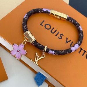 Louis Vuitton路易威登經典標誌樱花手绳