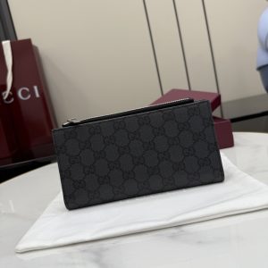 Gucci古驰経典双G拉鍊長夾