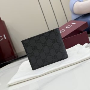 Gucci古馳経典双G双折短夾
