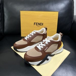 FENDI芬迪透气舒适鞋(棕)
