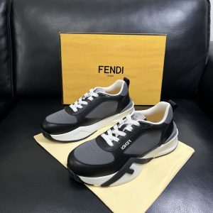 FENDI芬迪透气舒适鞋(黑灰)