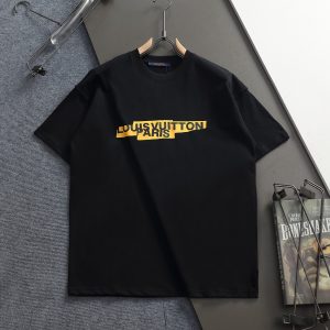 Louis Vuitton路易威登满印大logo短袖T(黑)