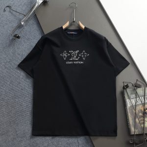 Louis Vuitton路易威登品牌英文短袖T(黑)